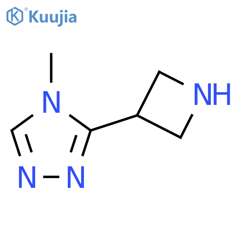 3-(azetidin-3-yl)-4-methyl-1,2,4-triazole structure