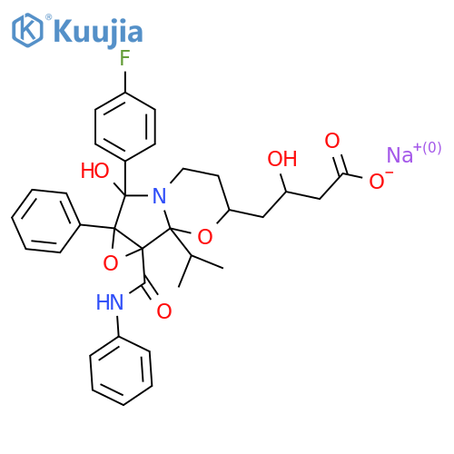 Atorvastatin Cyclic Sodium Salt (Isopropyl) Impurity structure