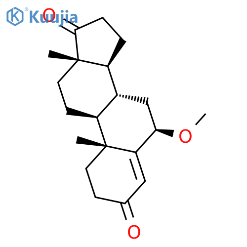 Androst-4-ene-3,17-dione, 6-methoxy-, (6b)- structure