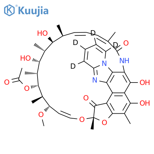 11-Desmethyl Rifaximin-d4 structure