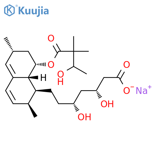 3”-Hydroxy Simvastatin Acid Sodium Salt structure