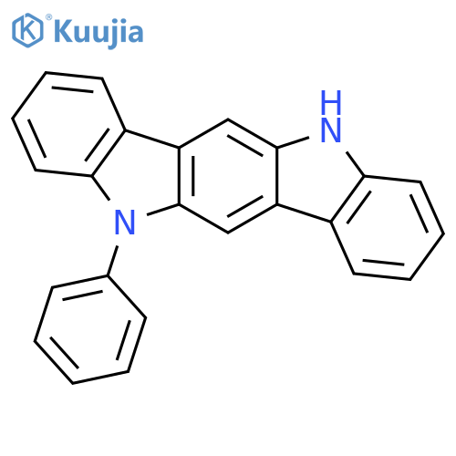 Indolo[3,2-b]carbazole, 5,11-dihydro-5-phenyl- structure