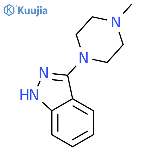 1H-Indazole,3-(4-methyl-1-piperazinyl)- structure