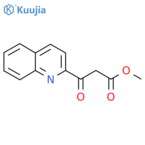 methyl 3-oxo-3-(quinolin-2-yl)propanoate structure