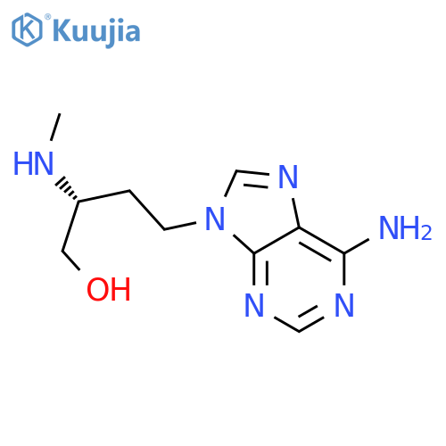 9H-Purine-9-butanol,6-amino-b-(methylamino)-, (R)- (9CI) structure