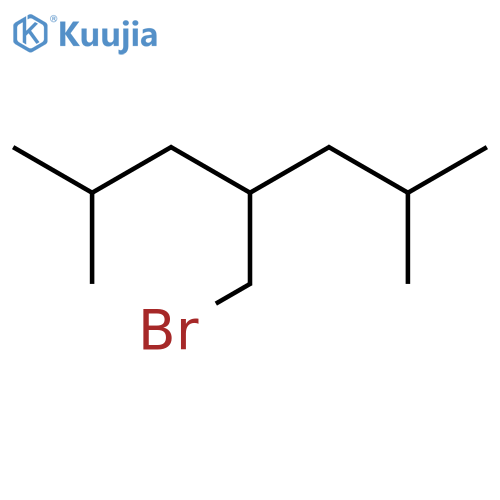 Heptane, 4-(bromomethyl)-2,6-dimethyl- structure