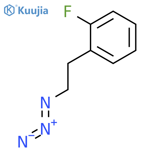1-(2-azidoethyl)-2-fluorobenzene structure