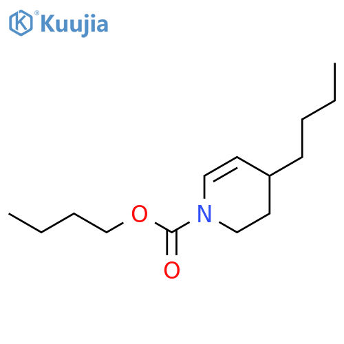 1(2H)-PYRIDINECARBOXYLIC ACID, 4-BUTYL-3,4-DIHYDRO-, BUTYL ESTER structure