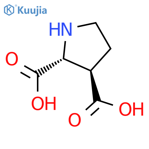 2,3-Pyrrolidinedicarboxylicacid, (2R,3R)-rel- structure