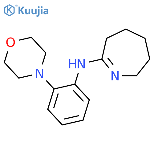 2H-Azepin-7-amine, 3,4,5,6-tetrahydro-N-[2-(4-morpholinyl)phenyl]- structure