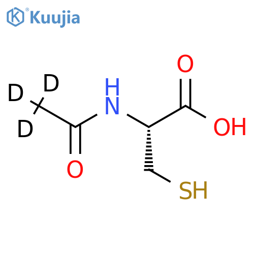 N-Acetyl-L-cysteine-d3 structure