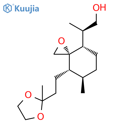 (R)-2-((3S,4S,7R,8S)-7-methyl-8-(2-(2-methyl-1,3-dioxolan-2-yl)ethyl)-1-oxaspiro[2.5]octan-4-yl)propan-1-ol structure