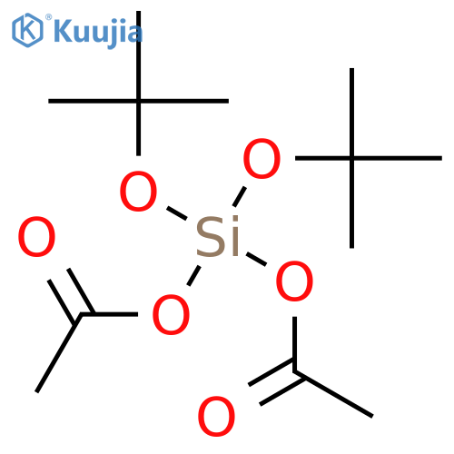 Di-t-butoxydiacetoxysilane structure