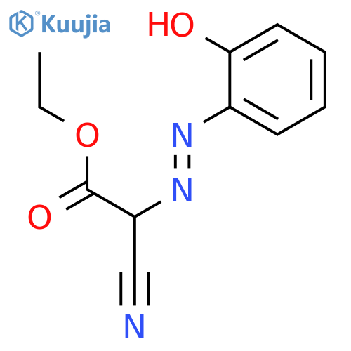 Ethyl cyano[2-(6-oxocyclohexa-2,4-dien-1-ylidene)hydrazinyl]acetate structure