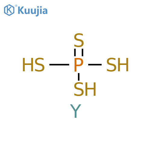Phosphorotetrathioic acid, yttrium(3+) salt (1:1) structure