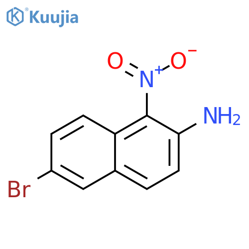 6-bromo-1-nitronaphthalen-2-amine structure