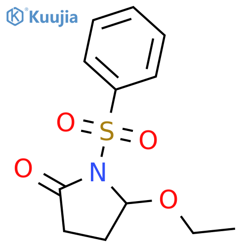 2-Pyrrolidinone,5-ethoxy-1-(phenylsulfonyl)- structure