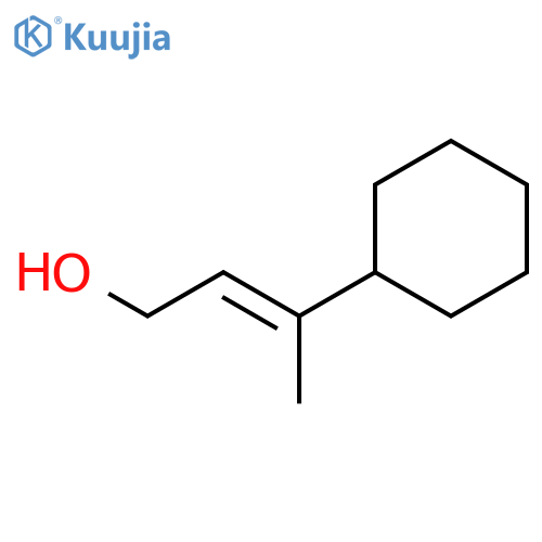 2-Buten-1-ol, 3-cyclohexyl-, (2E)- structure
