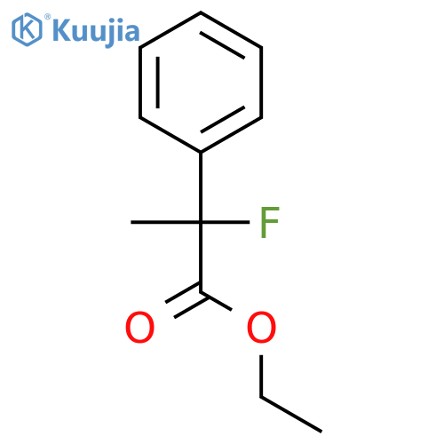 ethyl 2-fluoro-2-phenylpropanoate structure