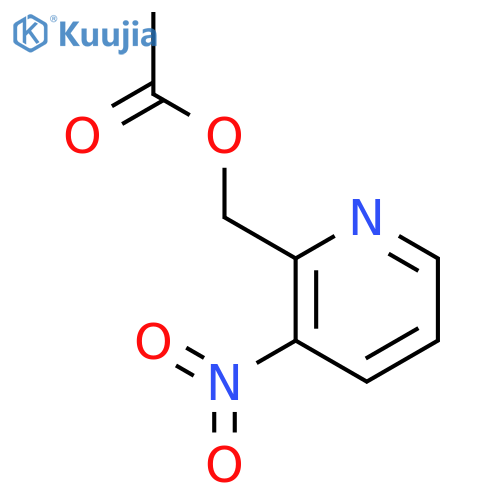 2-acetoxymethyl-4-nitropyridine structure