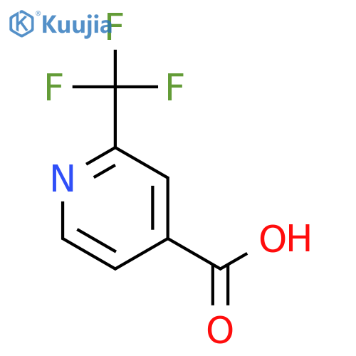 2-(trifluoromethyl)pyridine-4-carboxylic acid structure