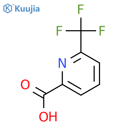 6-(Trifluoromethyl)pyridine-2-carboxylic acid structure