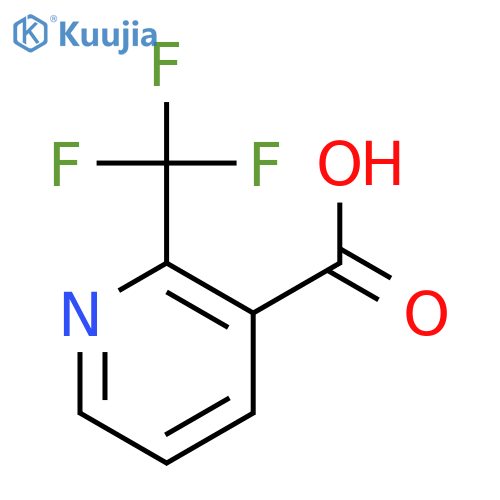 2-(trifluoromethyl)pyridine-3-carboxylic acid structure