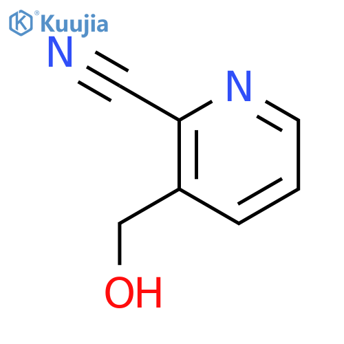 3-(hydroxymethyl)pyridine-2-carbonitrile structure