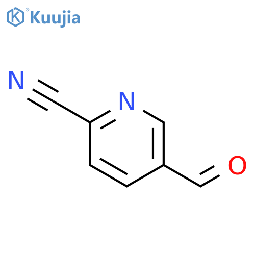 5-formylpyridine-2-carbonitrile structure