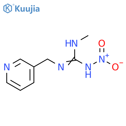 Guanidine, N-methyl-N'-nitro-N''-(3-pyridinylmethyl)- structure