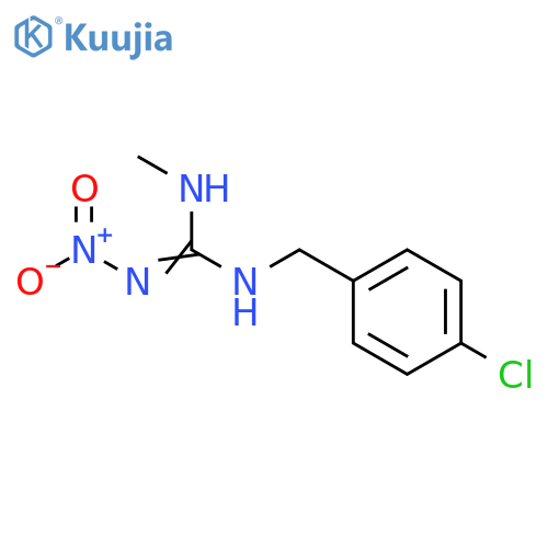 Guanidine, N-[(4-chlorophenyl)methyl]-N'-methyl-N''-nitro- structure