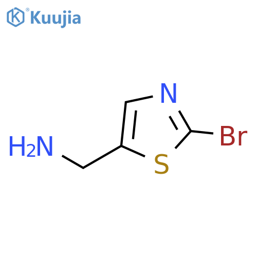 (2-bromo-1,3-thiazol-5-yl)methanamine structure