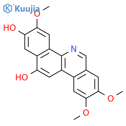 Benzo[c]phenanthridine-2,12-diol, 3,8,9-trimethoxy- structure