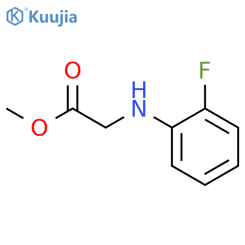 Glycine, n-(2-fluorophenyl)-, methyl ester structure