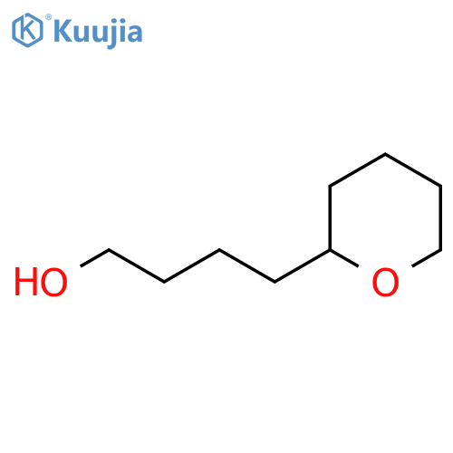 4-(oxan-2-yl)butan-1-ol structure