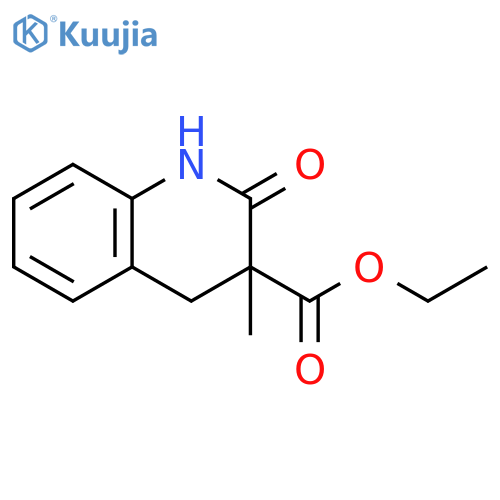 ethyl 3-methyl-2-oxo-1,2,3,4-tetrahydroquinoline-3-carboxylate structure