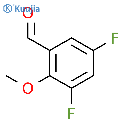 3,5-Difluoro-2-methoxybenzaldehyde structure