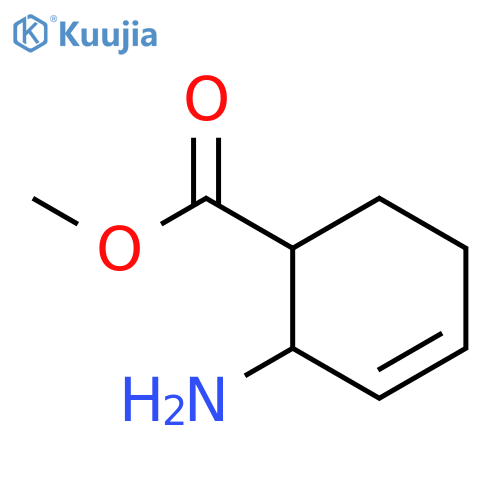 3-Cyclohexene-1-carboxylic acid, 2-amino-, methyl ester structure