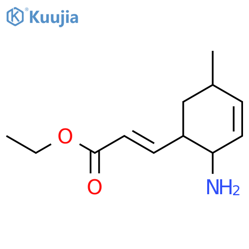 2-Propenoic acid, 3-(2-amino-5-methyl-3-cyclohexen-1-yl)-, ethyl ester structure
