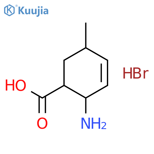 3-Cyclohexene-1-carboxylic acid, 2-amino-5-methyl-, hydrobromide structure