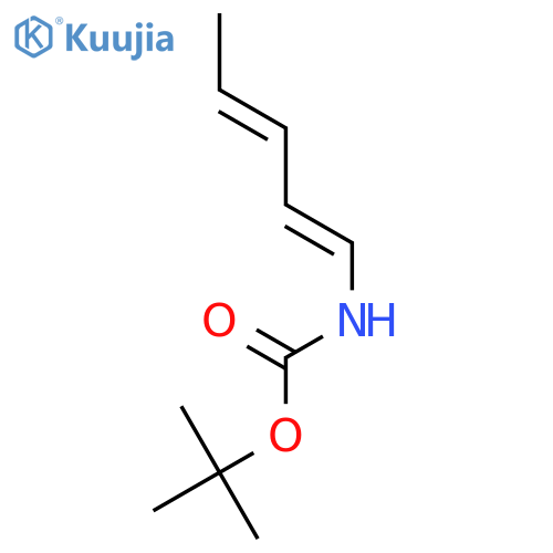Carbamic acid, 1,3-pentadienyl-, 1,1-dimethylethyl ester (9CI) structure