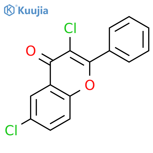 4H-1-Benzopyran-4-one,3,6-dichloro-2-phenyl- structure