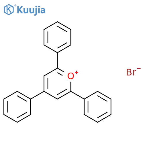 Pyrylium, 2,4,6-triphenyl-, bromide structure