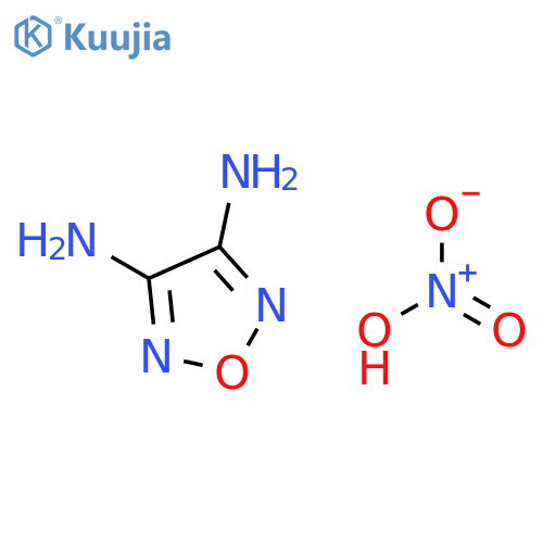 1,2,5-Oxadiazole-3,4-diamine, mononitrate structure
