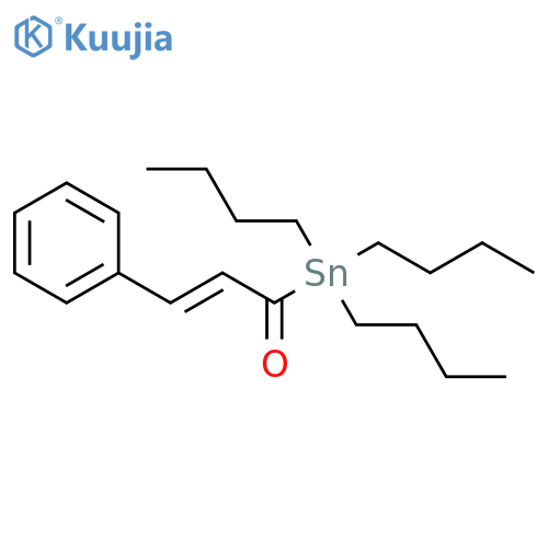 Stannane, tributyl[(2E)-1-oxo-3-phenyl-2-propenyl]- structure