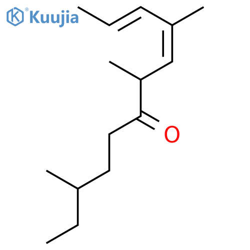(2E,4E)-4,6,10-trimethyl-2,4-dodecadien-7-one structure