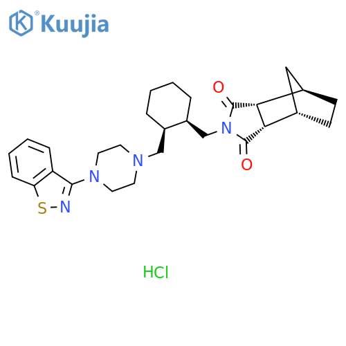 cis-endo-lurasidone HCl structure