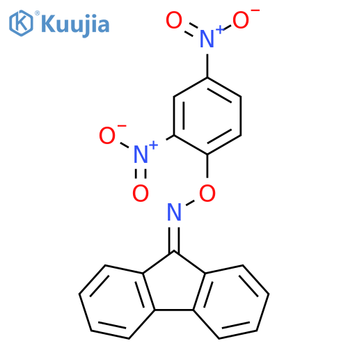 9H-Fluoren-9-one, O-(2,4-dinitrophenyl)oxime structure