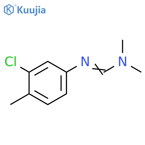 Methanimidamide, N'-(3-chloro-4-methylphenyl)-N,N-dimethyl- structure
