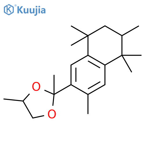 1,3-Dioxolane,2,4-dimethyl-2-(5,6,7,8-tetrahydro-3,5,5,6,8,8-hexamethyl-2-naphthalenyl)- structure